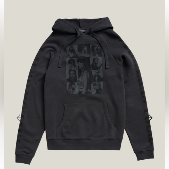 Taylor Swift Tops - RARE TAYLOR SWIFT | THE ERAS TOUR US DATES BLACK HOODIE